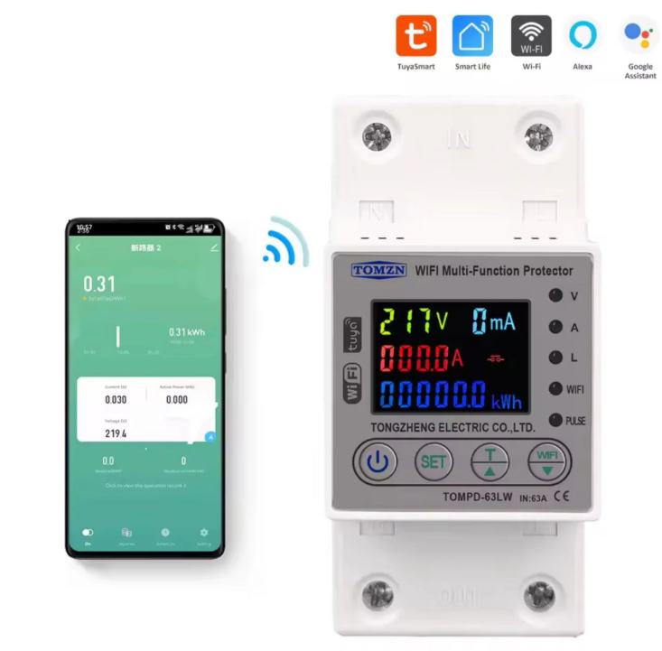 Tomzn Smart Wifi Breaker 10 in 1