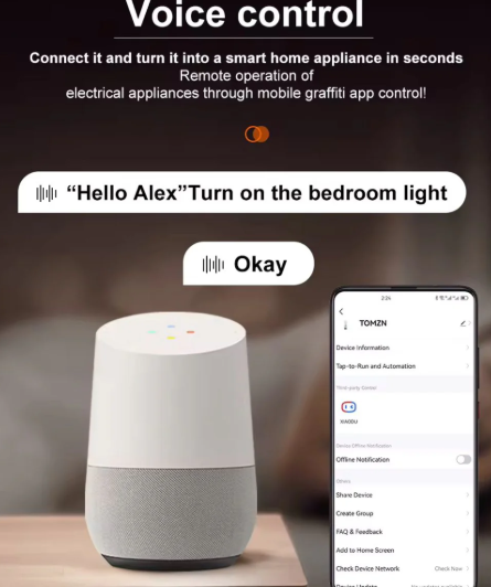 Tomzn 63A Smart Wifi Circuit Breaker TOB9-VAP