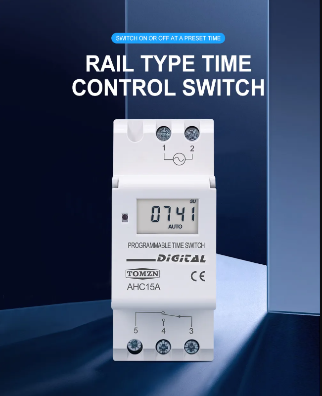 Smart Programmable Digital Timer Relay – Daily & Weekly Automation